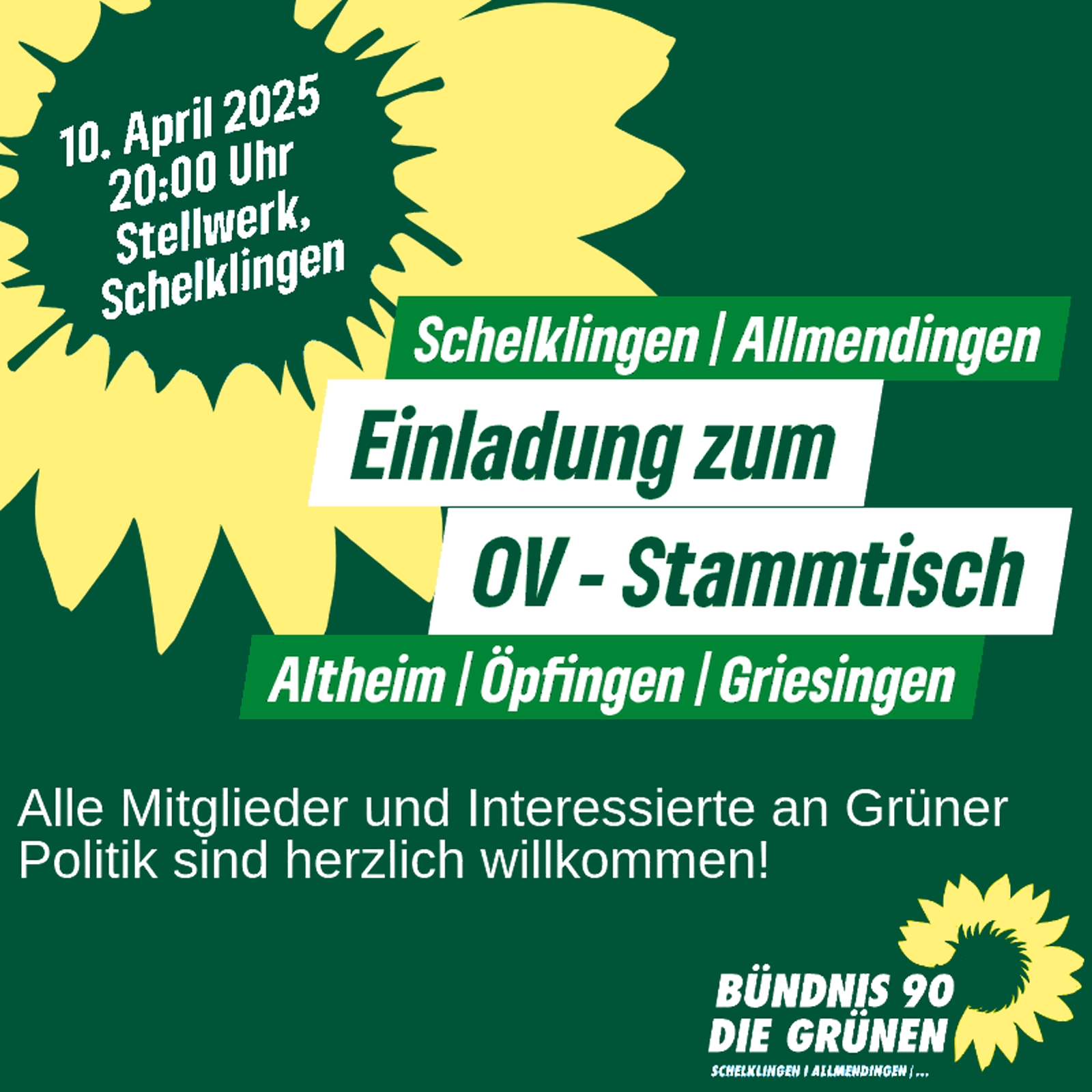 Stammtisch im April 2025
