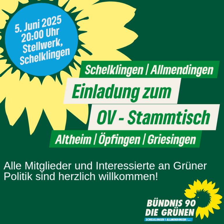 Grüner Stammtisch im Juni