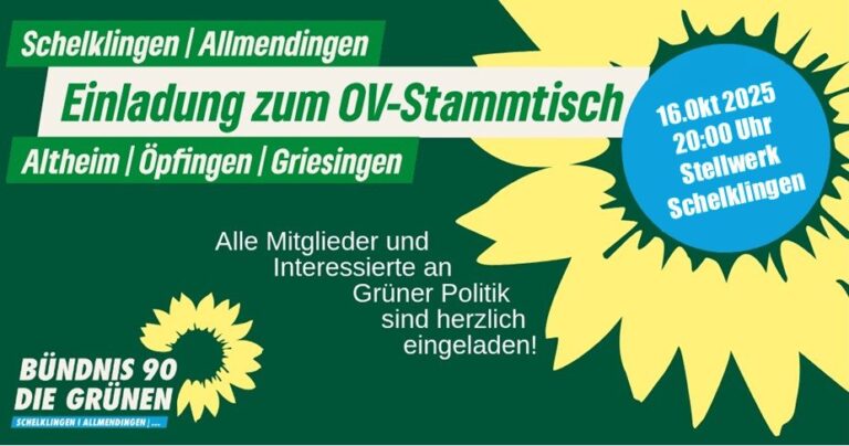 Stammtisch im Oktober